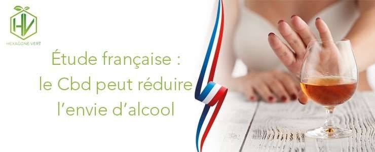Étude française 2019 : le CBD peut réduire l’envie d’alcool